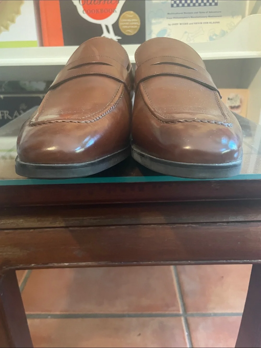 To Boot New York Men's Brown Leather Dress Loafers